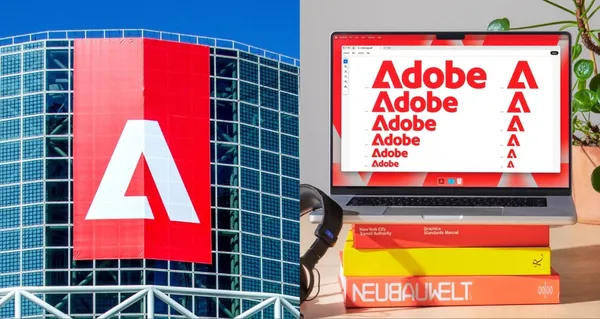 Adobe 史上最大品牌改造！Mother Design 操刀致敬 1982 經典標誌，三色策略打造簡約識別系統