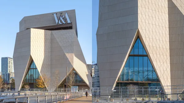 倫敦 V&A「East Museum」2026 春天開幕！建築以「皺摺洋裝」為靈感，聚焦當代藝術創作