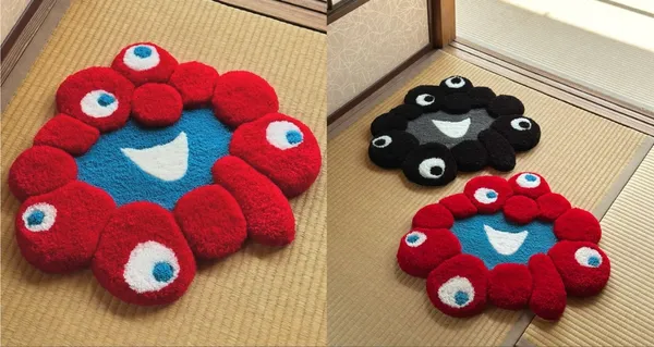 世博吉祥物「脈脈」變身地毯！東京藝術家 RISA 運用簇絨工藝，呈現立體文化創作