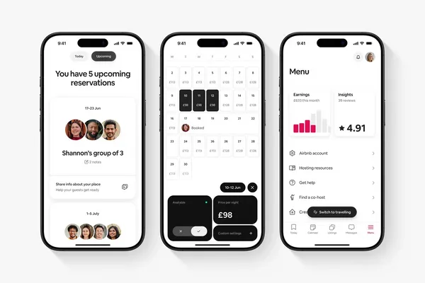 Airbnb 全新改版介面