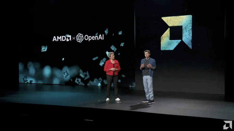 AMD股價飆漲近24%！蘇媽捧「最高1.6億股權證」換OpenAI算力大單，輝達獨大格局鬆動？