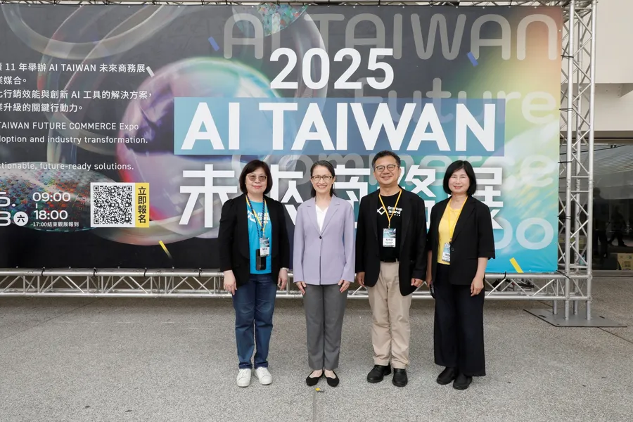 AI TAIWAN未來商務展來了！250家企業曝AI落地心法，蕭美琴：台灣有實力站上世界山頭