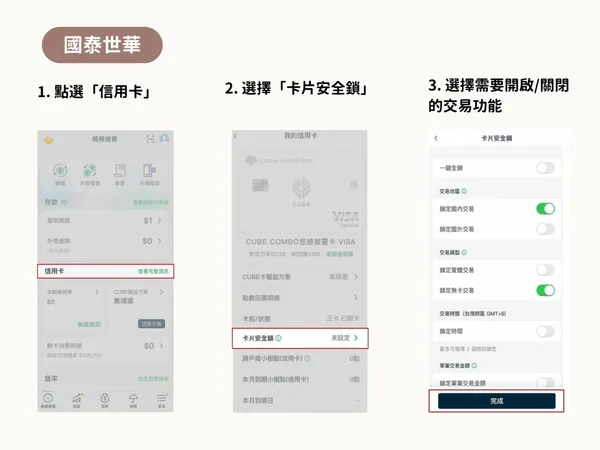 國泰世華安全鎖