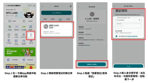 一卡通 數位券 客家幣