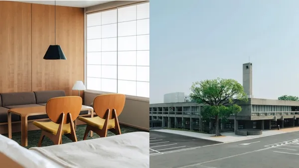 坂倉準三經典建築重生！三重舊市政廳改造為設計酒店「泊船」，2026 與圖書館共構