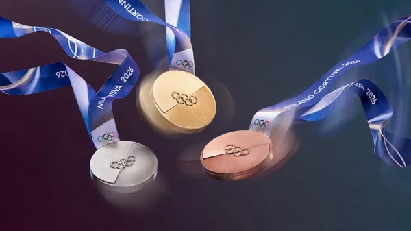 2026 米蘭冬奧獎牌設計！兩塊「半圓」合體象徵團結，展現回歸本質的義大利工藝