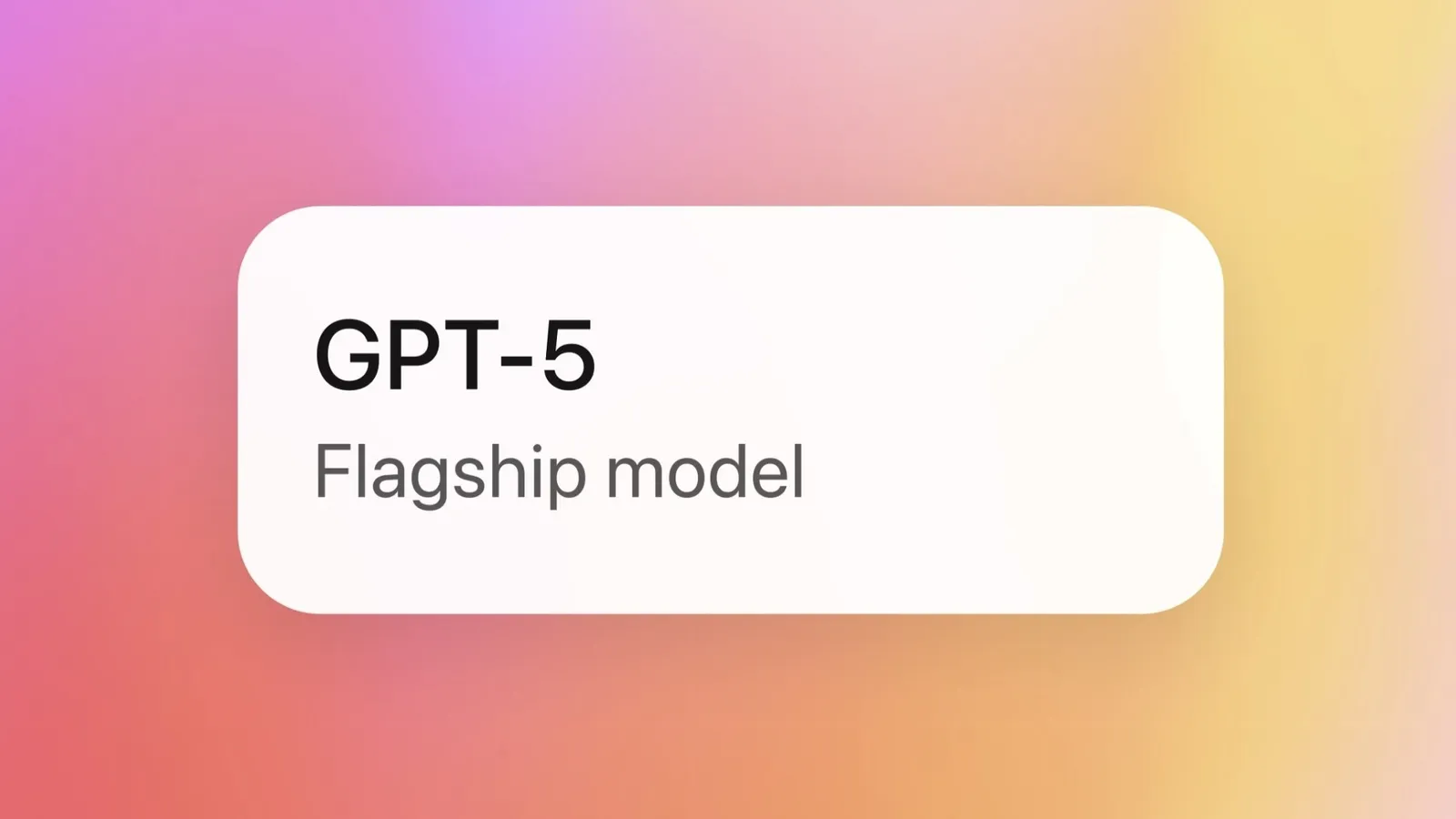 最強通用模型 GPT-5 正式上線！免費用戶也能用，3 種 API 一次看