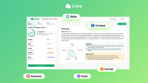 Cake AI 履歷健檢