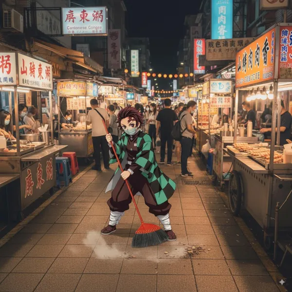炭治郎掃地