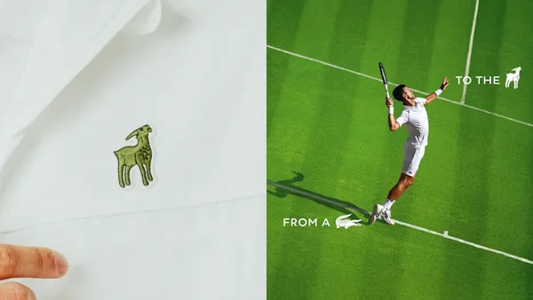 Lacoste 破天荒換 Logo？經典品牌迎來 93 年首次變革：「鱷魚」化身「山羊」致敬喬科維奇