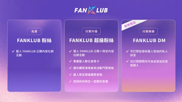 【新聞照片 4】免費版的FANKLUB用戶可瀏覽藝人公開的社群互動內容， 若用戶付費升級將可解鎖更多