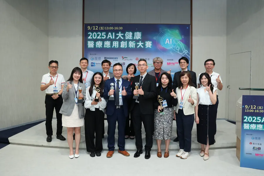 「2025 AI大健康醫療應用創新大賽」長佳智能奪冠、西柏科技人氣居首