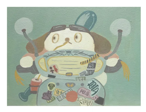 Fanko《大人的暑假》作品〈借過借過！〉