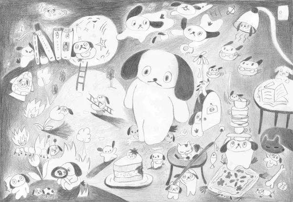 Fanko《暑假症候群》作品〈畫畫日記：白日夢〉