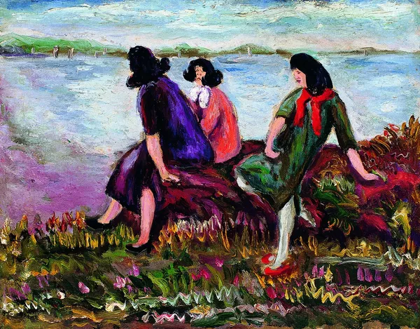 陳澄波百三特展〈海邊三美〉
