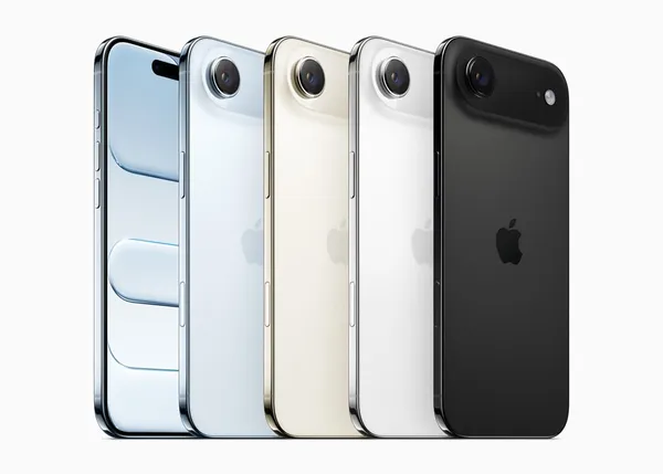 iPhone Air推出接近白色的淺淡色彩。