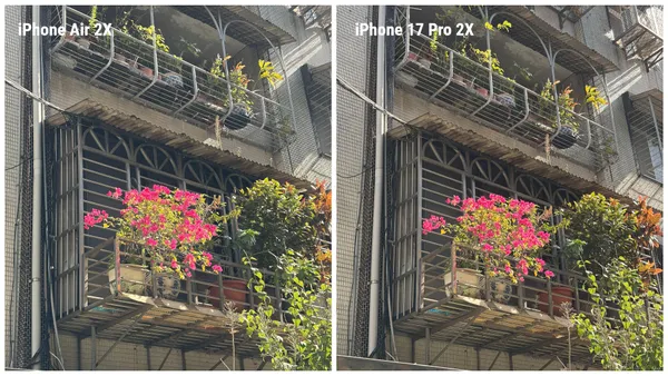 iPhone Air 相機比較