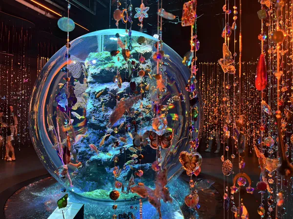 蜷川實花在神戶港打造《共鳴水族館》
