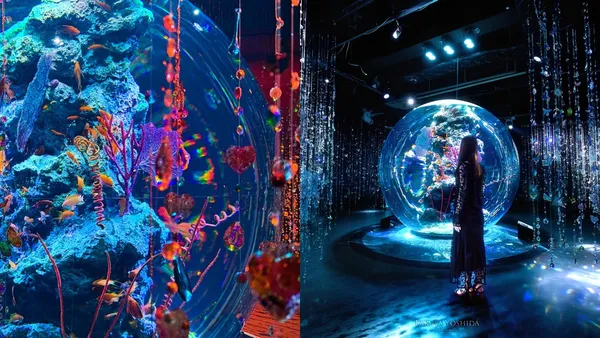 蜷川實花在神戶港打造《共鳴水族館》！日本最大球形水族缸核心，光影水晶交織沉浸體驗
