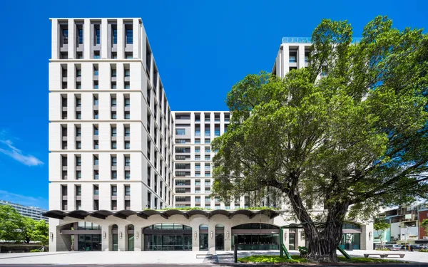 圖4 未來煙波集團預計在日照量相對充足的台南館設置太陽能發電設備，目標在2026年完成。（圖煙波國際
