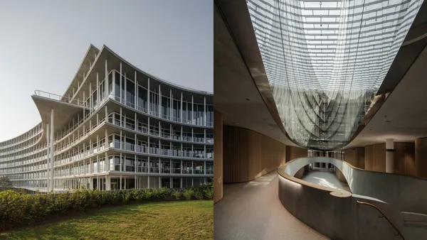 會呼吸的辦公室！Herzog & de Meuron 設計瑞士銀行總部，在日內瓦湖畔打造弧形玻璃建築