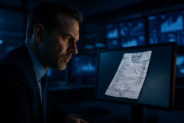  「假收據」成為財務人員的噩夢！AI 連紙張皺褶都能偽造，專家警告：別再相信你的眼睛