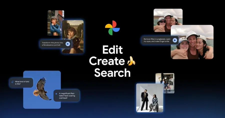 不會寫提示詞也能玩！Google Photos 推出 Nano Banana AI 範本及 Ask 按鈕，專業大頭照一鍵生成！