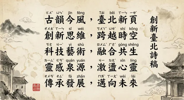 Nano Banana Pro對中文符號的範例