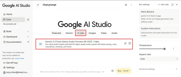 #0 google ai studio