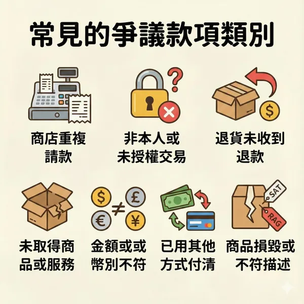 #1 信用卡爭議款項