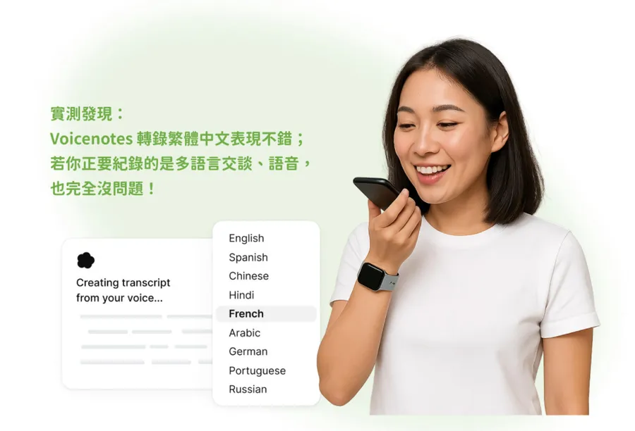 Voicenotes是什麼？「用說的」打造自動化工作流，還能整理知識庫！AI語音筆記工具教學一次看