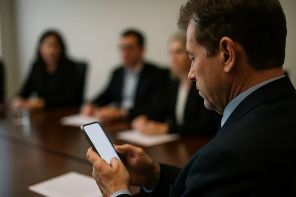  開會不准滑手機！摩根大通、Airbnb 執行長痛恨的會議惡習，反應出什麼人力困境？