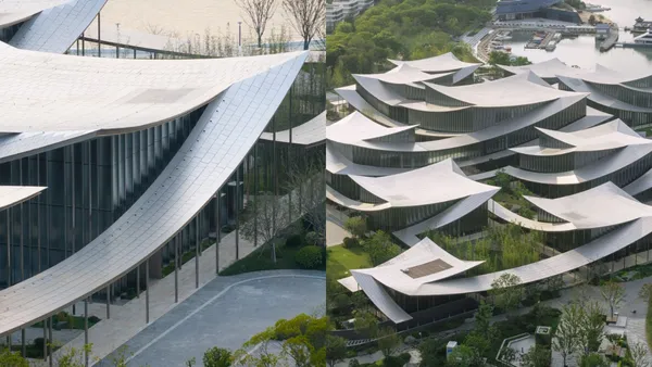 丹麥 BIG 操刀蘇州當代美術館！絲帶狀屋簷、12 座亭臺式建築構成詩意空間，2026 開幕