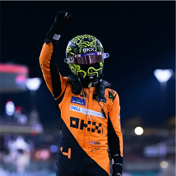 Lando Norris Werner Bronkhorst 頭盔