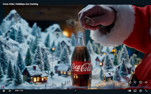  可口可樂聖誕廣告又出包？CMO：成本更低、完成速度更快