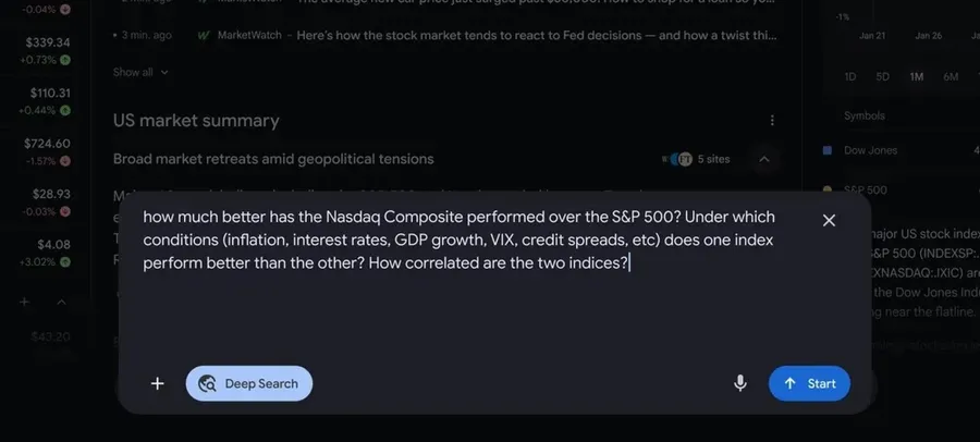 Google Finance大升級！可做深度搜尋、追蹤財報、預測市場數據，亮點功能一次看