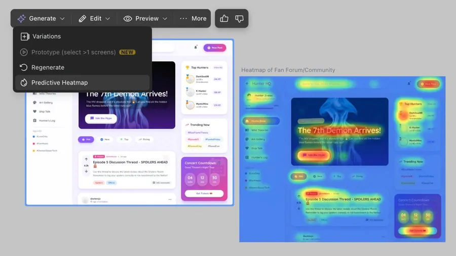 Google Stitch推出熱點圖！不用寫程式，讓你一眼先看透用戶視線焦點