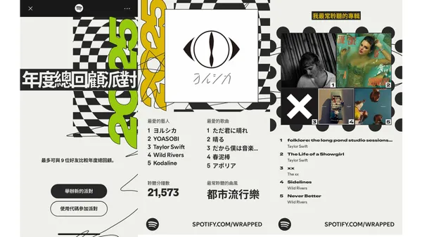 Spotify 2025 年度總回顧來了！這次竟然還幫你測出「聆聽年齡」？