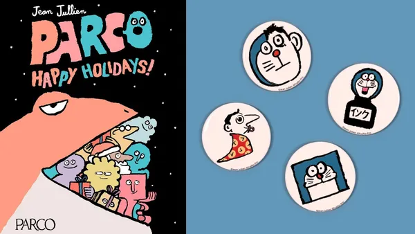 法國藝術家 Jean Jullien ╳ PARCO 打造節日企劃！主視覺、哆啦 A 夢聯名展與周邊一次盤點