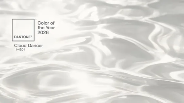 Pantone 2026 年度代表色 雲舞白