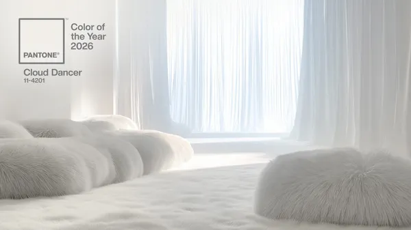 Pantone 2026 年度代表色 雲舞白