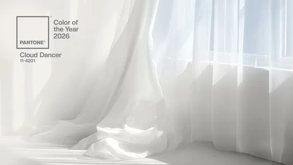 Pantone 2026 年度代表色 雲舞白