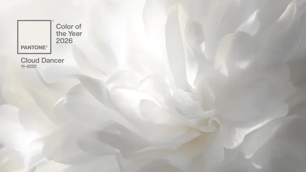 Pantone 2026 年度代表色 雲舞白