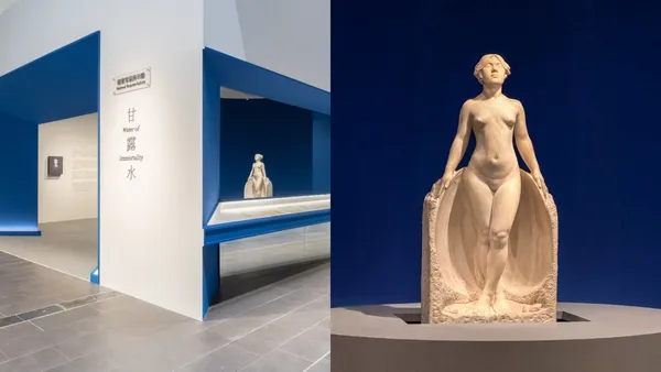 黃土水國寶雕塑〈甘露水〉有專屬常設展廳了！台中國美館開先例，防震設計比照台積電規格