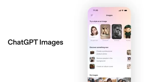 ChatGPT 全新圖像工具登場！GPT Image 1.5 四大升級：精準編輯、多步驟一致性、密集文字呈現
