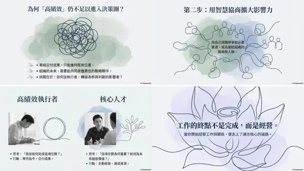 #1 NotebookLM簡報風格_一筆畫水彩