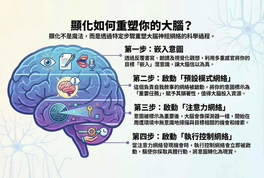 顯化是什麼?心理學家實證:3步驟行動、破除2迷思,改變大腦與思維邁向成功|經理人