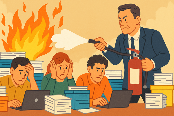  你的組織鼓勵「英雄式救火」嗎？建立一眼看見問題的工作流程，擺脫危機管理的惡性循環