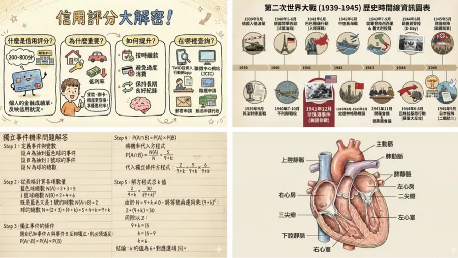 寫不出提示詞？9 大必收 Nano Banana Pro 高效學習用法，教你「視覺化」複雜資訊！