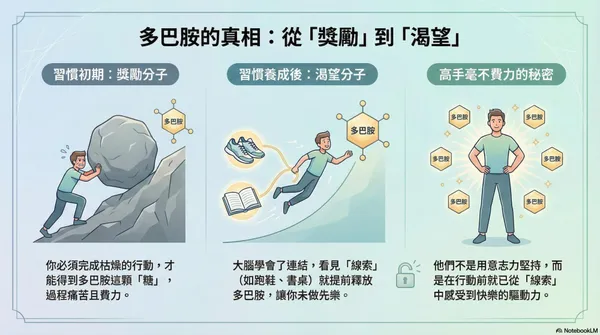 #0 養成好習慣不需要吃苦！學會「誘騙」多巴胺，讓大腦學會預支快樂、愛上練習